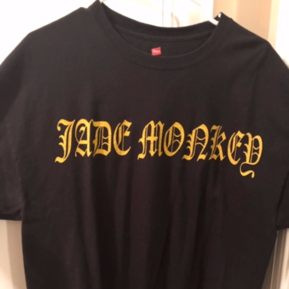Tattoo XL BLK/GLD Jade Monkey Tattoo T shirt